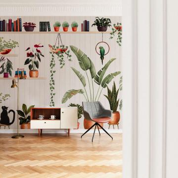 Plantes, pots et animaux